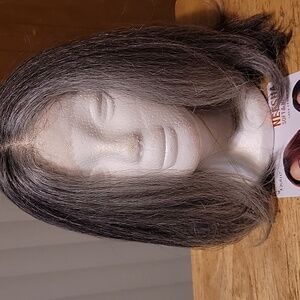 Neesha Soft & Natural Lace Front Wig Gray